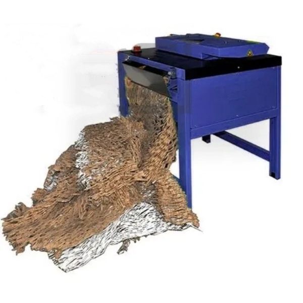 Cardboard shredder machine