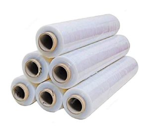 Hat tekercs átlátszó kézi sztreccsfólia, 500 mm széles