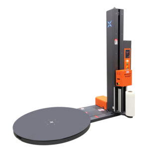 SMARTWRAP X2 PRE-STRETCH raklap fóliázó gép mérleggel, forgótányérral és fóliaadagolóval